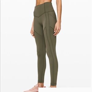 Lululemon Olive All the Right Places Leggings